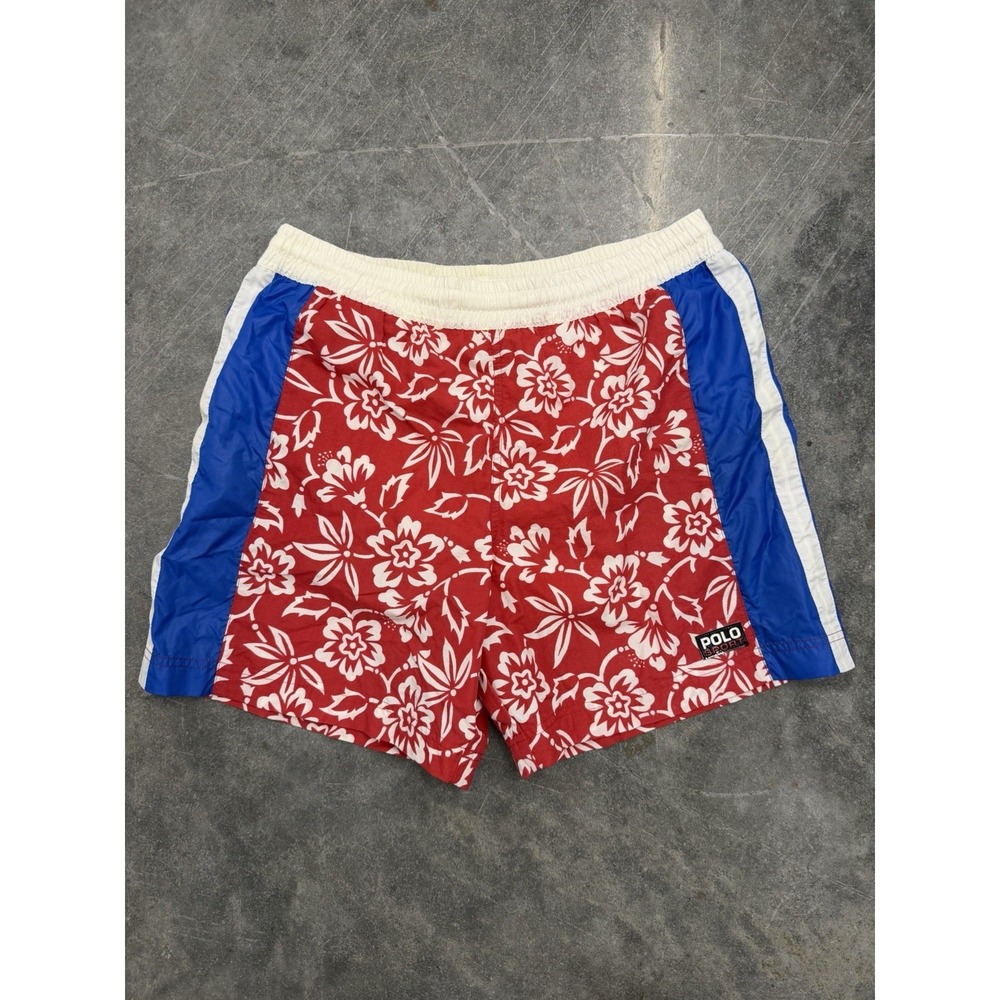 Vintage‎ Polo Sport Men's Swim Trunks Y2K Size Medium